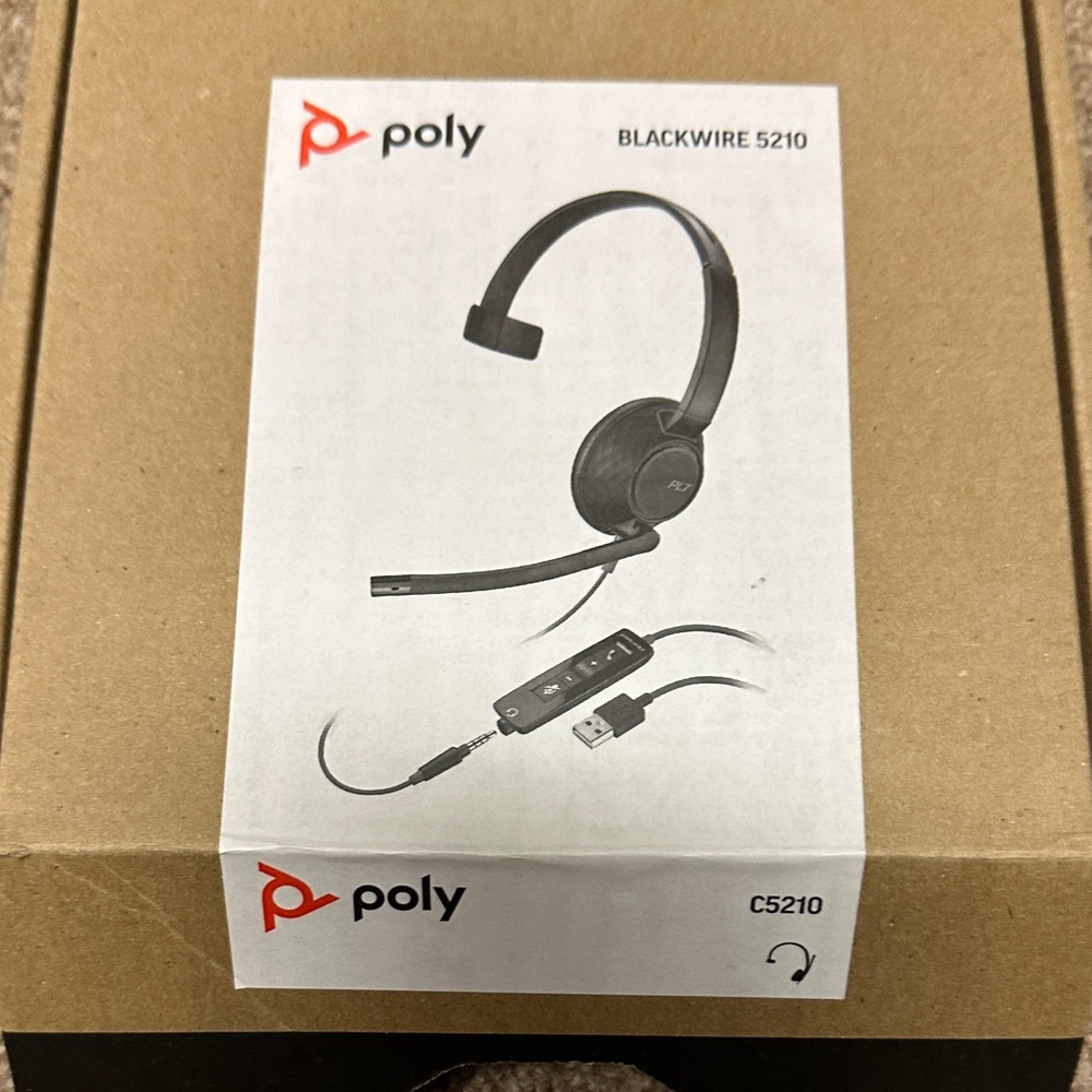 POL Blackwire 5210 Black VR Headset
